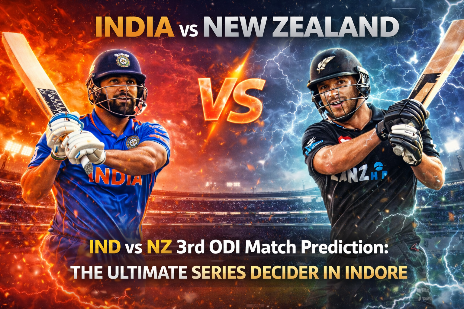 IND vs NZ 3rd ODI Match Prediction