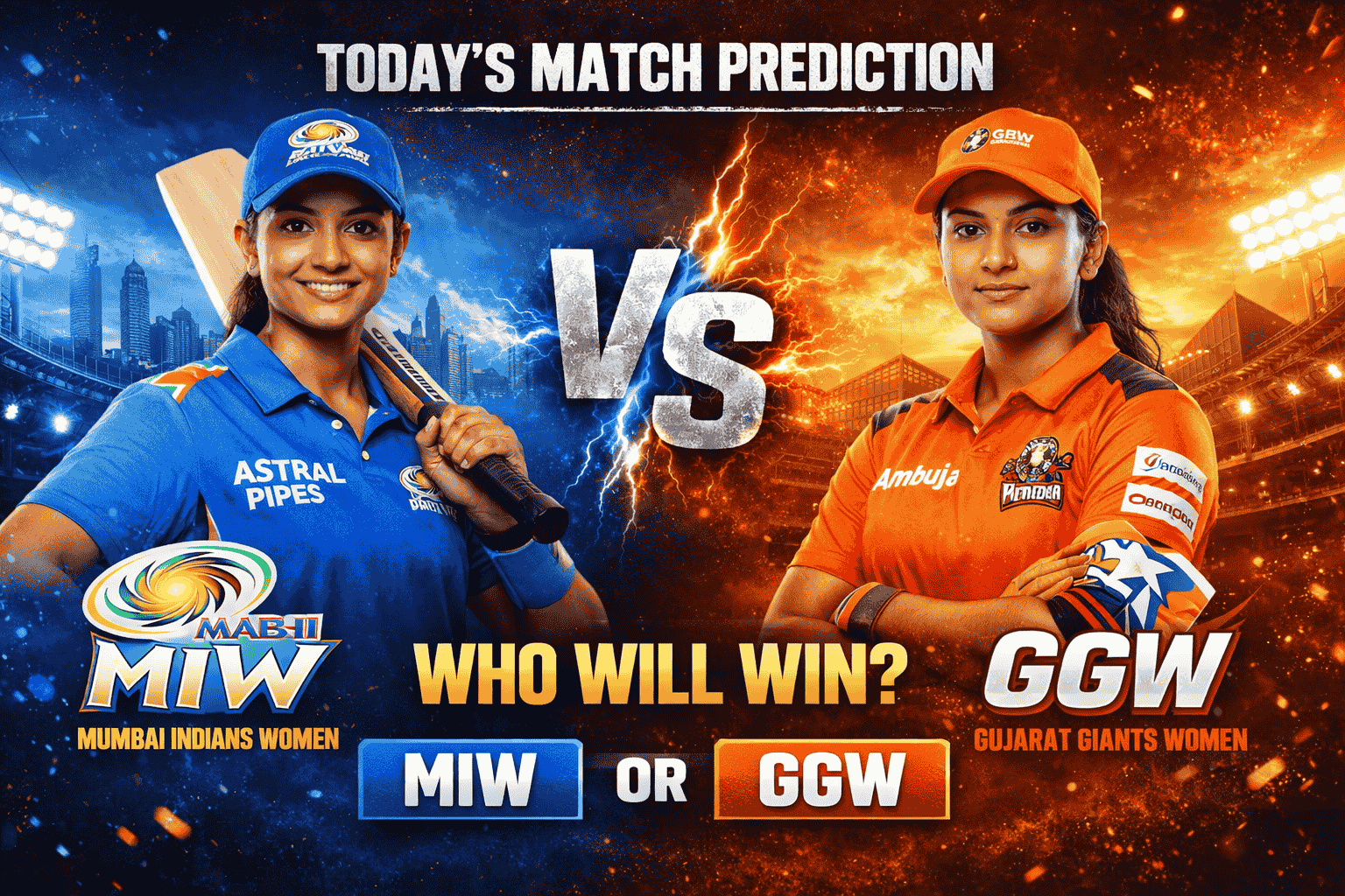 MIW vs GGW today match prediction