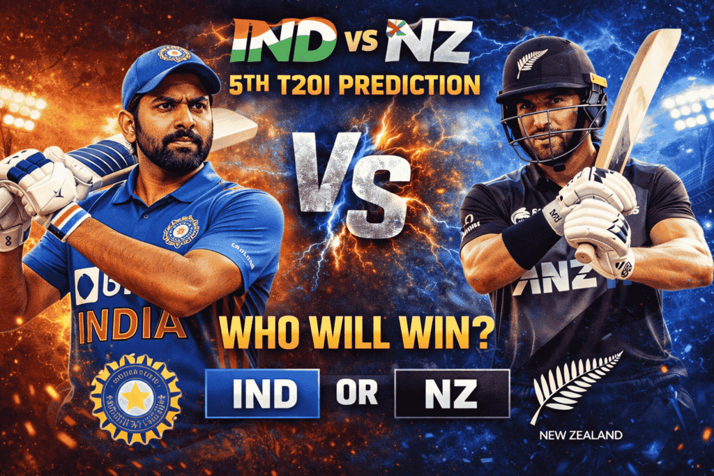 IND vs NZ 5th T20 Prediction