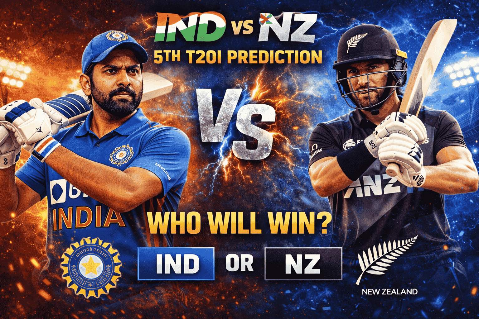 IND vs NZ 5th T20 Prediction