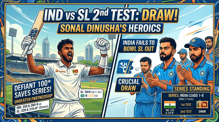 India vs Sri Lanka 2nd Test