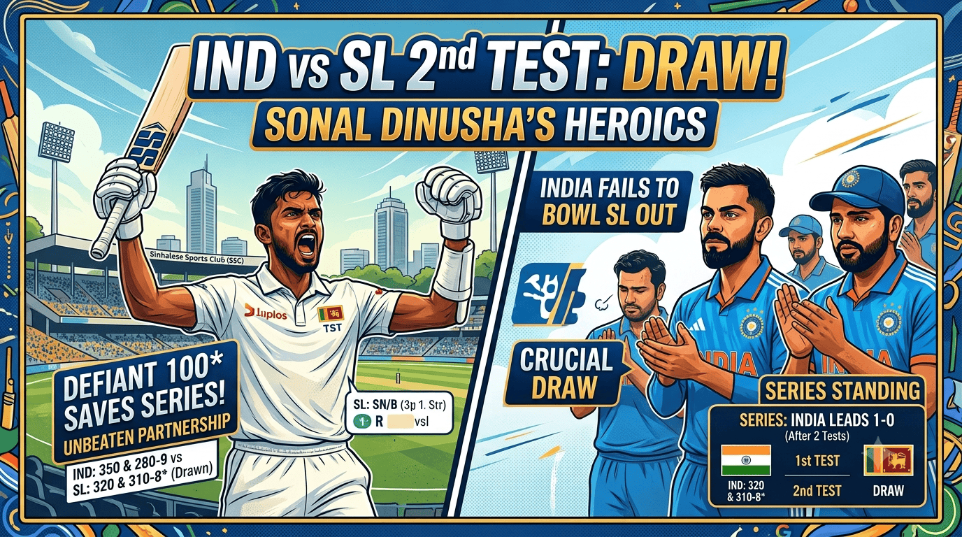 India vs Sri Lanka 2nd Test